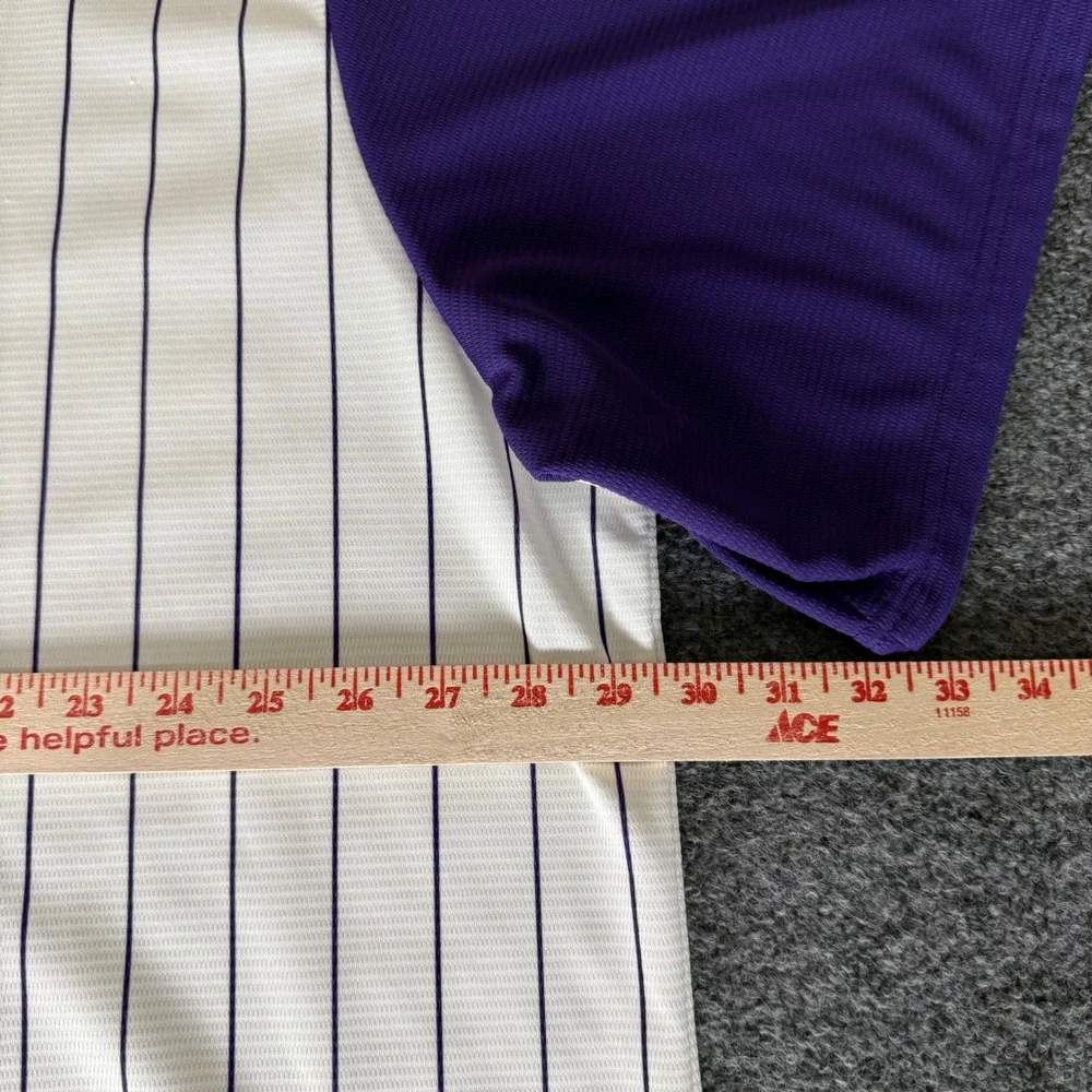 Nike MLB Arizona Diamondbacks Randy Johnson Jersey Mens 3XL Purple Baseball - Picture 8 of 11